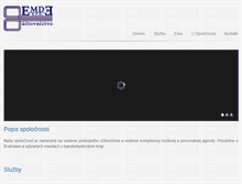Tablet Screenshot of emdesro.sk